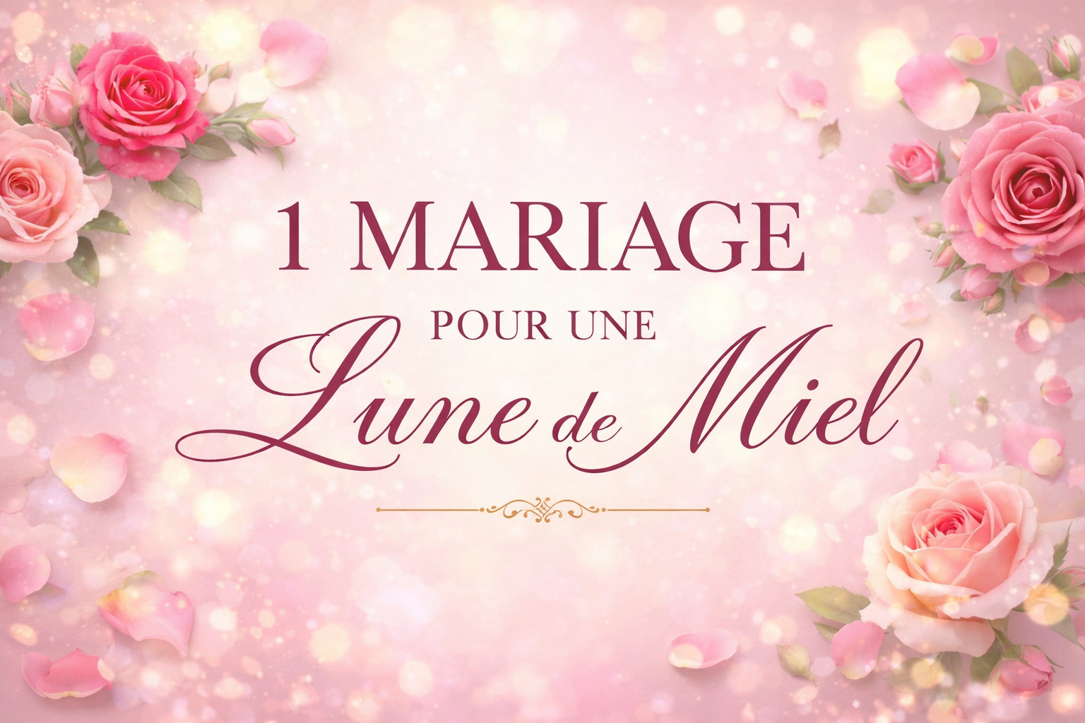 1 MARIAGE POUR UNE Lune de Miel